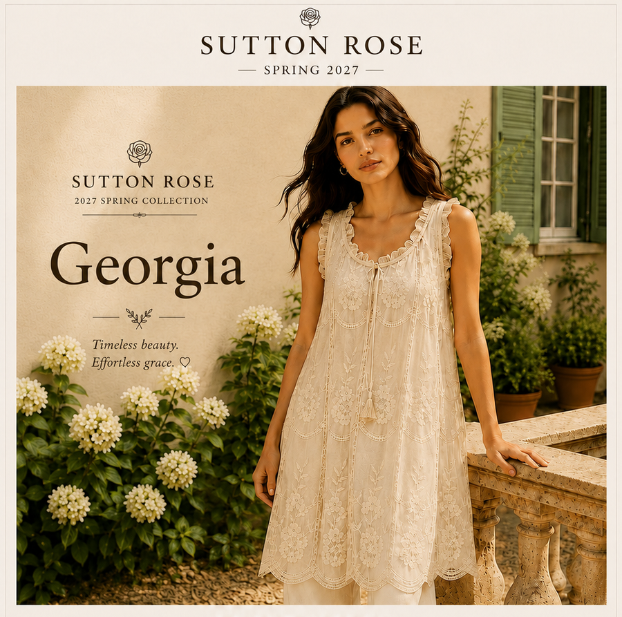 Sutton Rose Georgia Sleeveless Lace Shift Dress