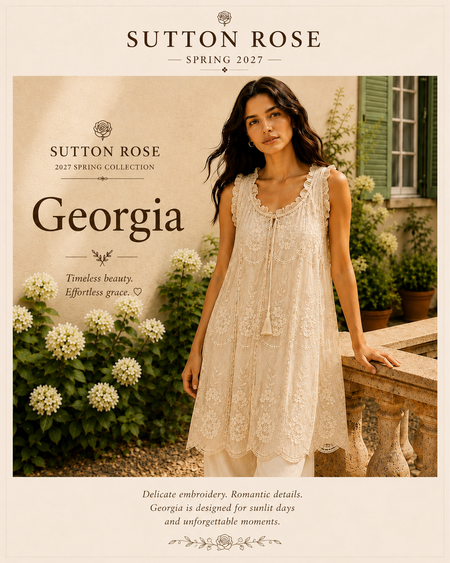 Sutton Rose Georgia Sleeveless Lace Shift Dress