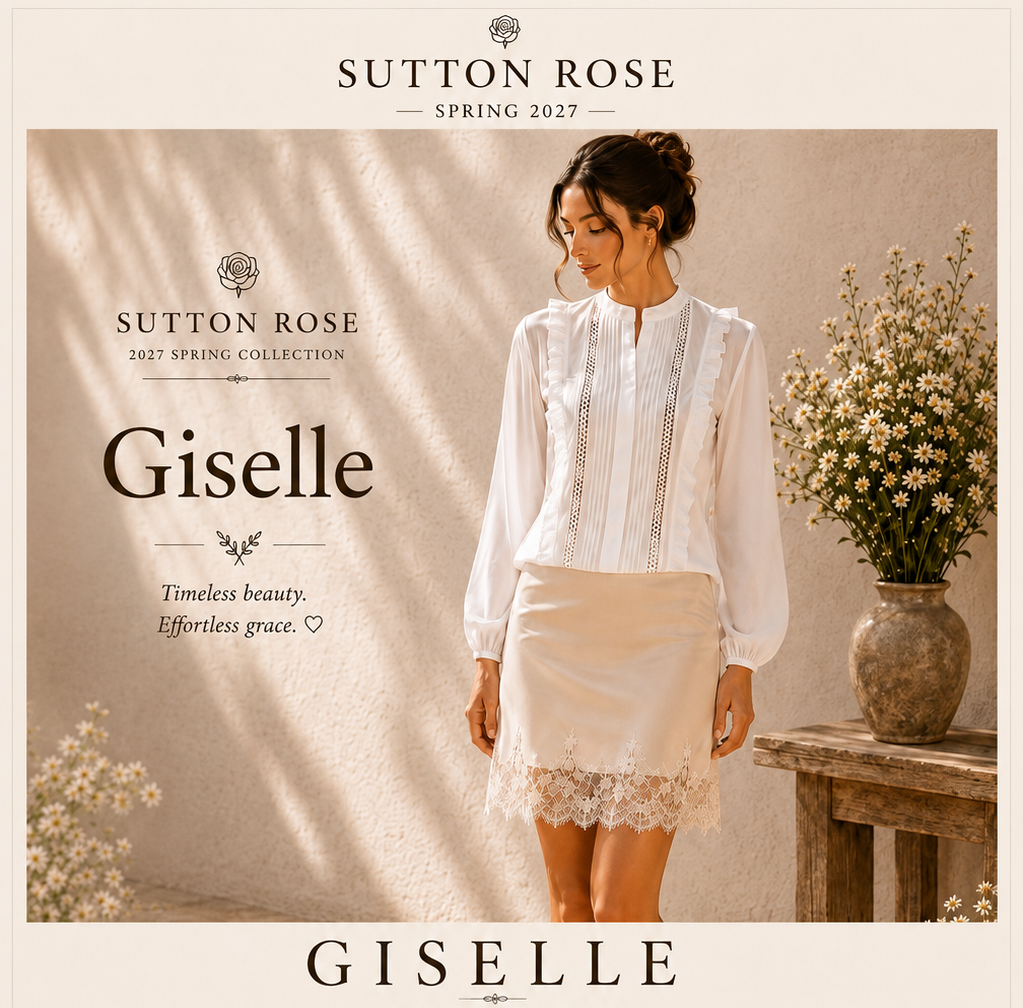Sutton Rose Giselle Sheer Lace Long Sleeve Blouse