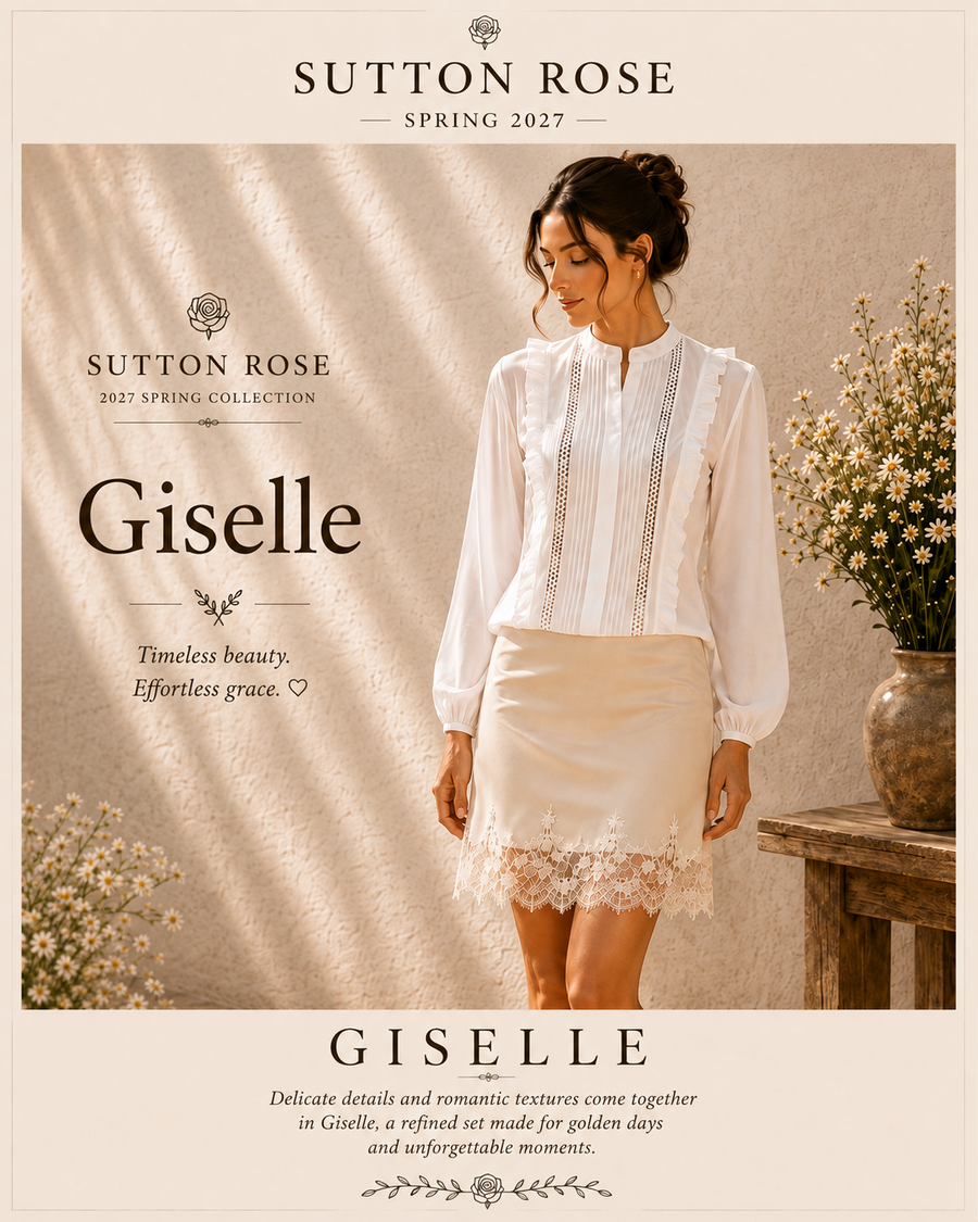 Sutton Rose Giselle Sheer Lace Long Sleeve Blouse
